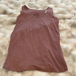 Lululemon Athletica Pink cross back Tank Top